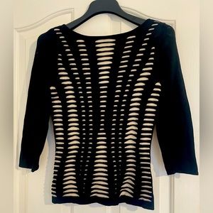 Women’s Express black quarter sleeve top size small